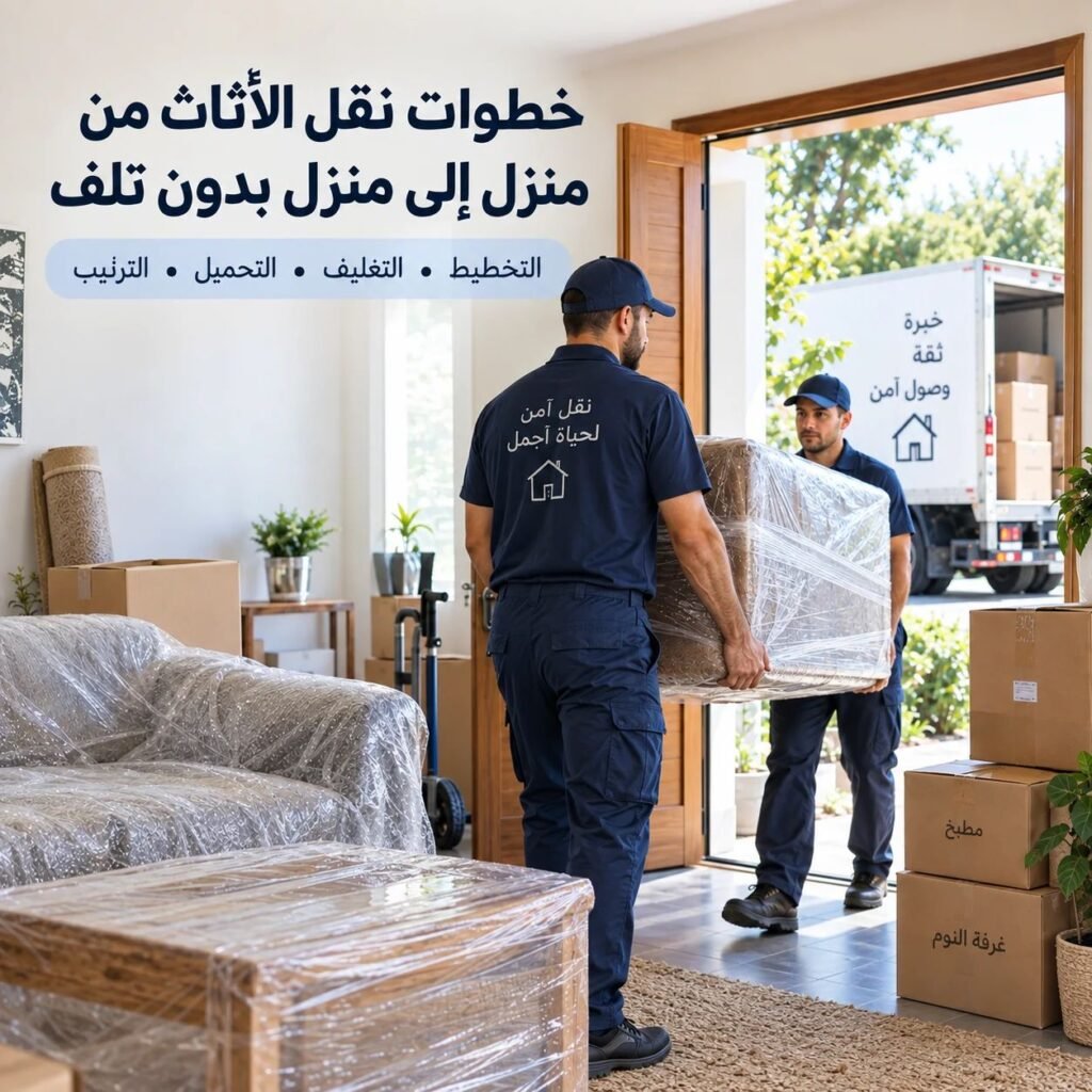 خطوات نقل الاثاث