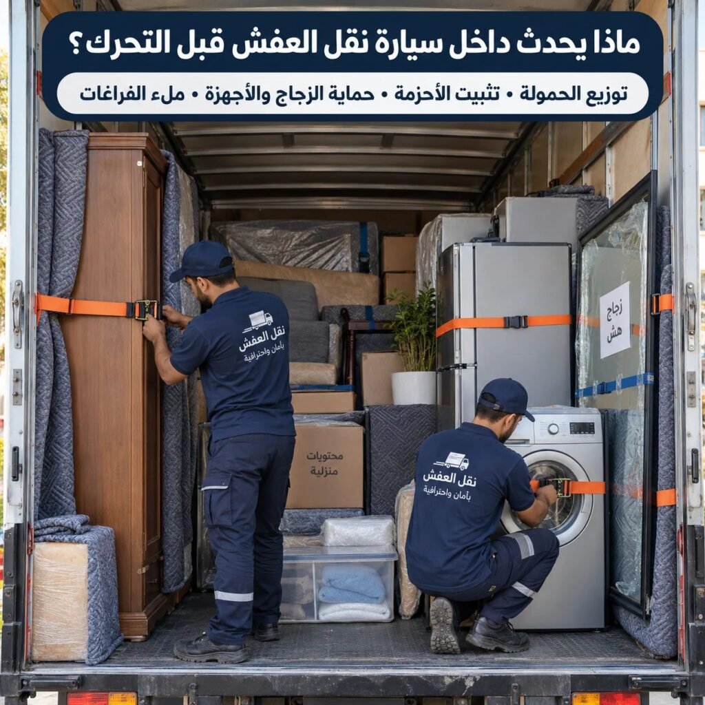 ماذا يحدث داخل نقل العفش